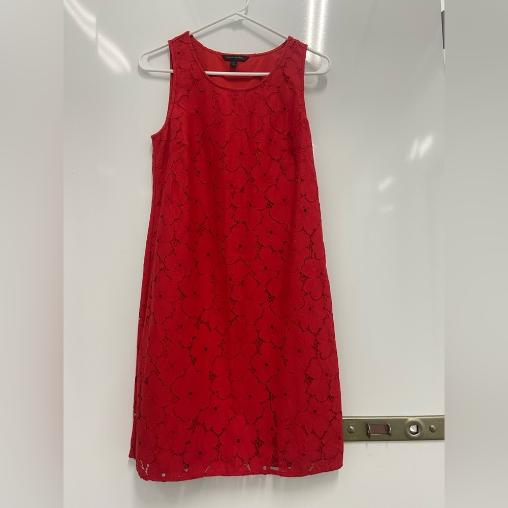 Red Banana Republic Factory eyelet dress